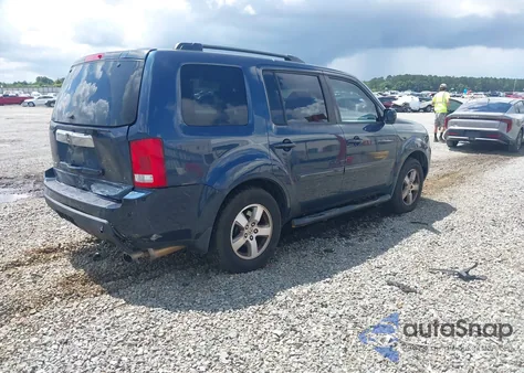 2009 Honda Pilot Ex-L from USA, damaged, VIN 5FNYF38539B026786